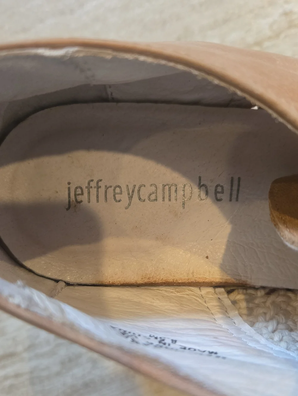 Jeffrey Campbell Curran Tie Jute/Crochet Platform Espadrille
